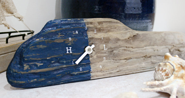 Driftwood Tide Clock