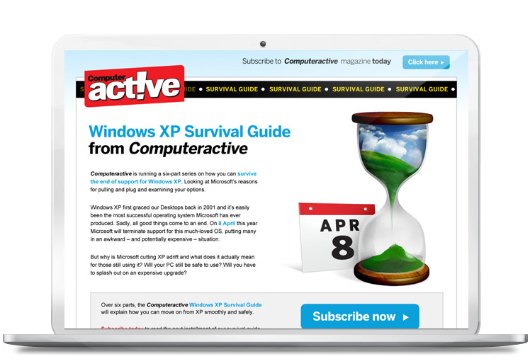 Visit the Computeractive Magazine Windows XP Guide website