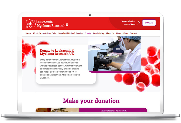 Visit the Leukaemia Myeloma Research UK website