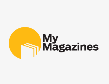 Text and font concept for Manage My Mags logo
