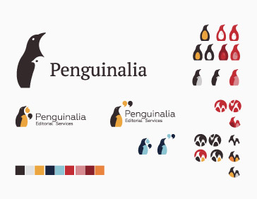 Logo concept for Penguinalia