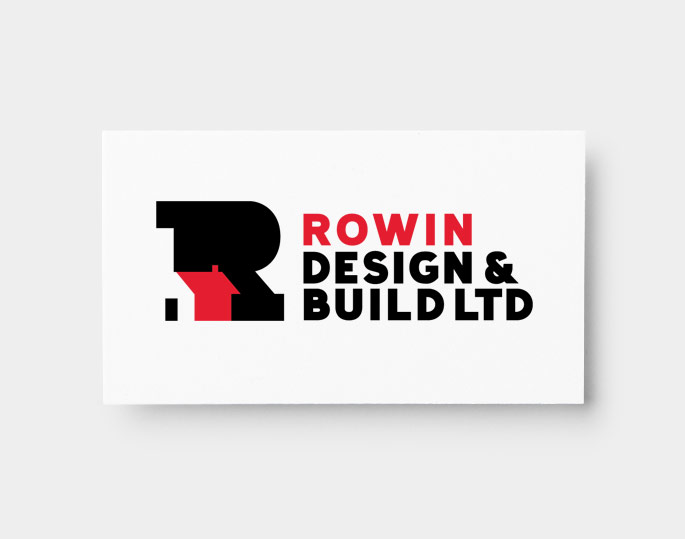 Logo design for Rowin Design & Build