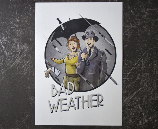 Buy this Bad Weather Print product