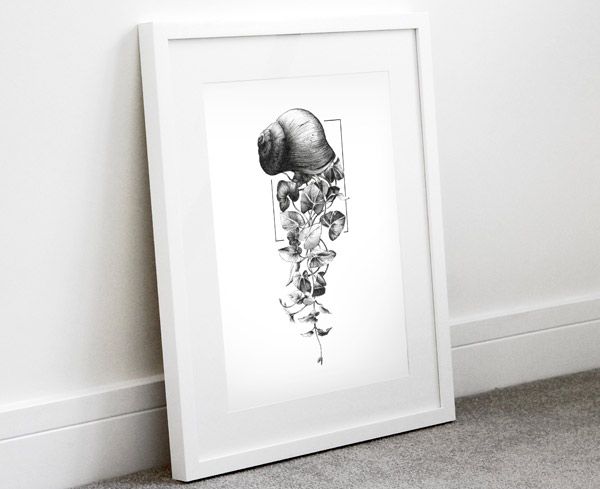 Buy this [Flauna] Ivy Snail print product