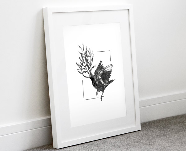 Buy this [Flauna] Plant Pigeon print product