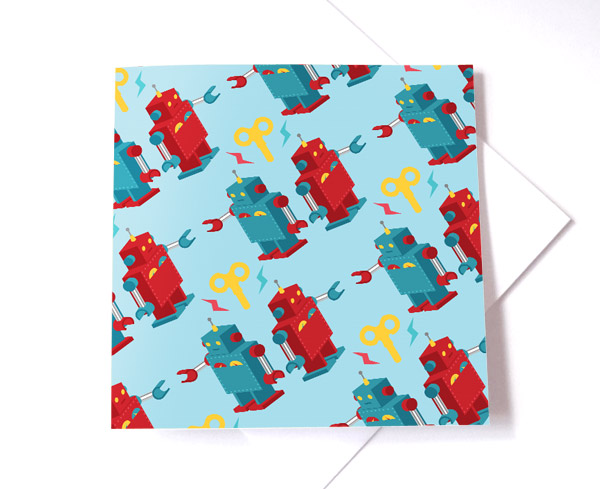 Buy this Robot Greeting Card product
