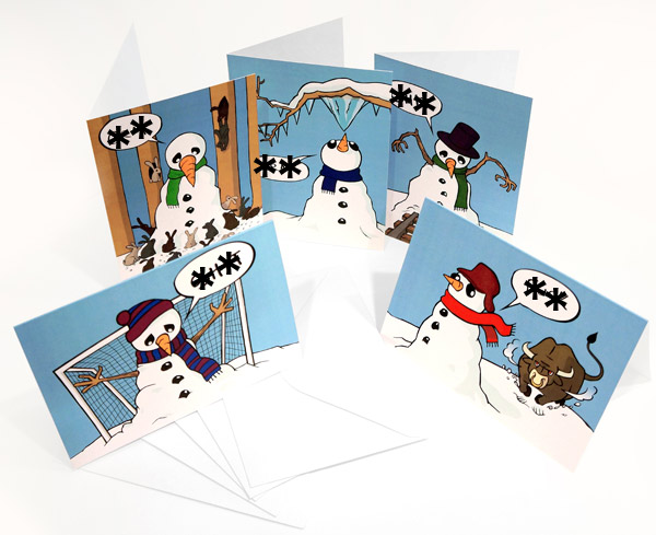 Buy this Unfortunate Snowmen Christmas Cards product