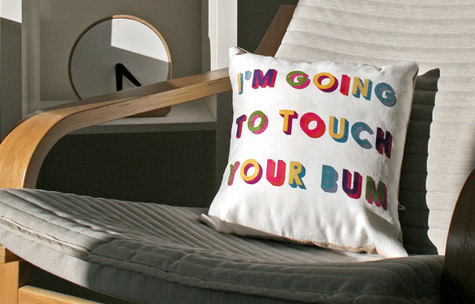 Bum Toucher Cushion thumbnail