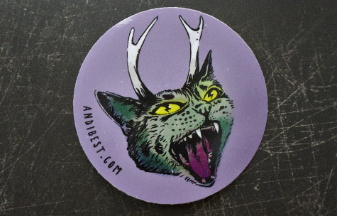 Cursed Cat Sticker thumbnail