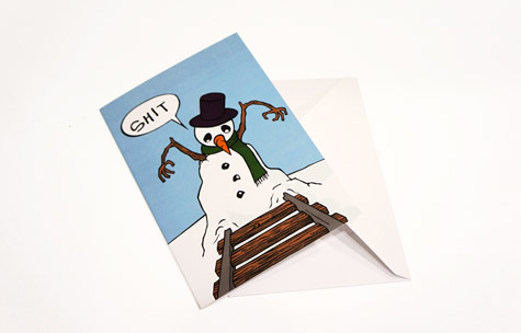 Unfortunate Snowmen Christmas Cards thumbnail